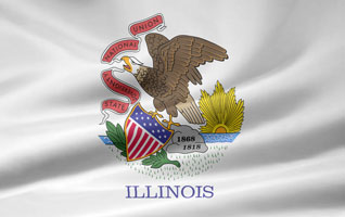 Illinois flag picture