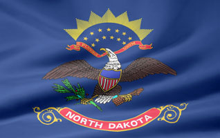 North Dakota flag picture